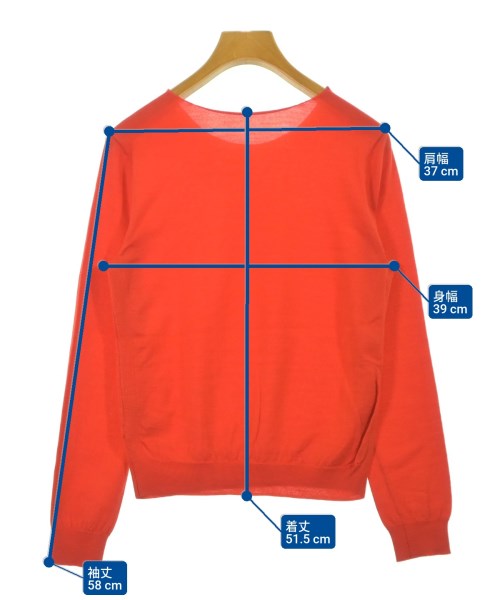 abahouse devinette（アバハウス　ドウヴィネット）ニット・セーター 赤 サイズ:-(S位) レディース/2200642647023