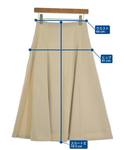 abahouse devinette（アバハウス　ドウヴィネット）ロング・マキシ丈スカート ベージュ サイズ:38(M位) レディース/2200604694027