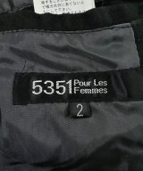 5351 POUR LES FEMMES（５３５１　ファム）ライダース 黒 サイズ:2(M位) メンズ/2200657365042