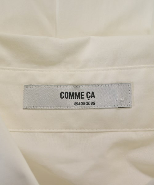 COMME CA DU MODE（コムサデモード）カジュアルシャツ 白 サイズ:9(M位) レディース/2200620000147