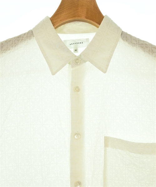 Aba house（アバハウス）カジュアルシャツ 白 サイズ:44(S位) メンズ/2200623031100