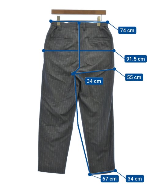 Aba house（アバハウス）スラックス グレー サイズ:46(M位) メンズ/2200537446038