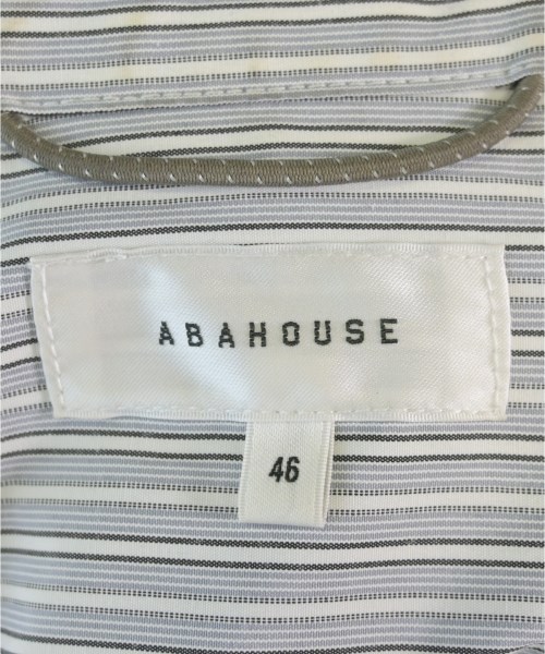 Aba house（アバハウス）カジュアルシャツ グレー サイズ:46(M位) メンズ/2200616956045