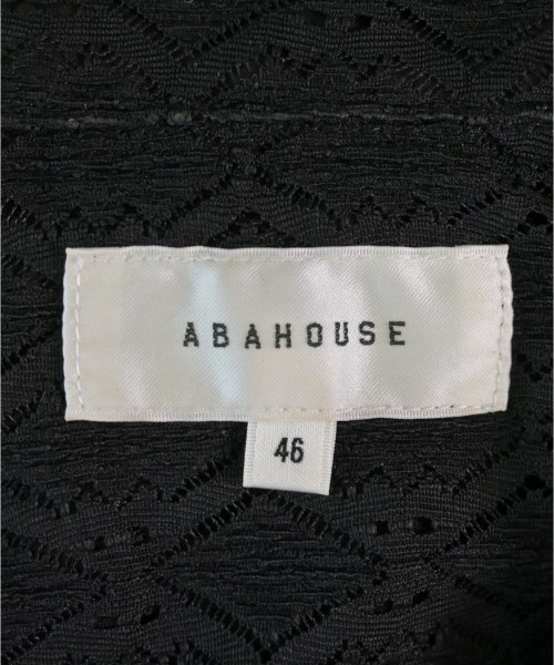 Aba house（アバハウス）カジュアルシャツ 黒 サイズ:46(M位) メンズ/2200616956069