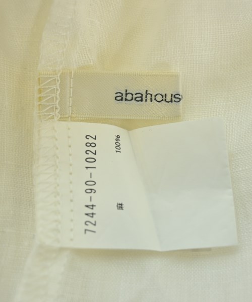 Aba house（アバハウス）カジュアルシャツ 白 サイズ:F レディース/2200619197056