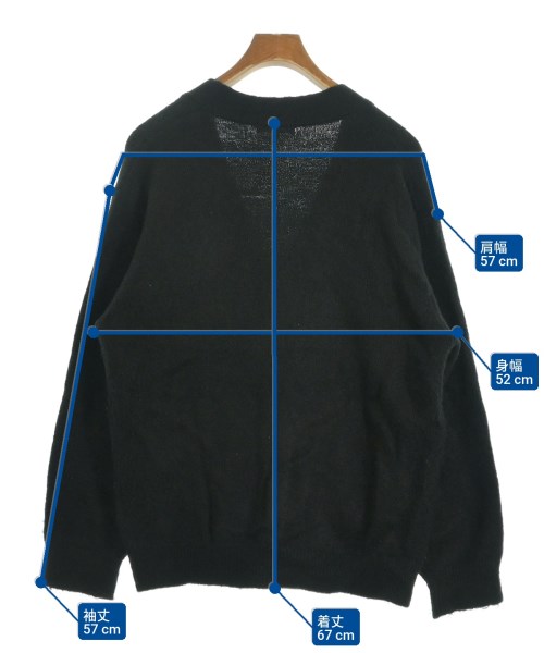 Aba house（アバハウス）カーディガン 黒 サイズ:46(M位) メンズ/2200621268027