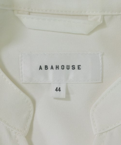 Aba house（アバハウス）カジュアルシャツ 白 サイズ:44(S位) メンズ/2200678829011