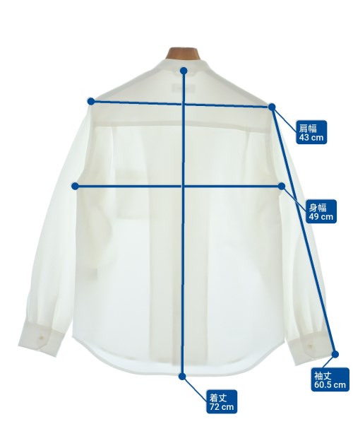 Aba house（アバハウス）カジュアルシャツ 白 サイズ:44(S位) メンズ/2200678829011