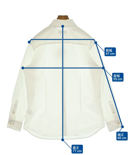 Aba house（アバハウス）カジュアルシャツ 白 サイズ:50(XL位) メンズ/2200655168027