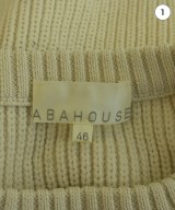 Aba house（アバハウス）ニット・セーター ベージュ サイズ:46(M位) メンズ/2200667279032
