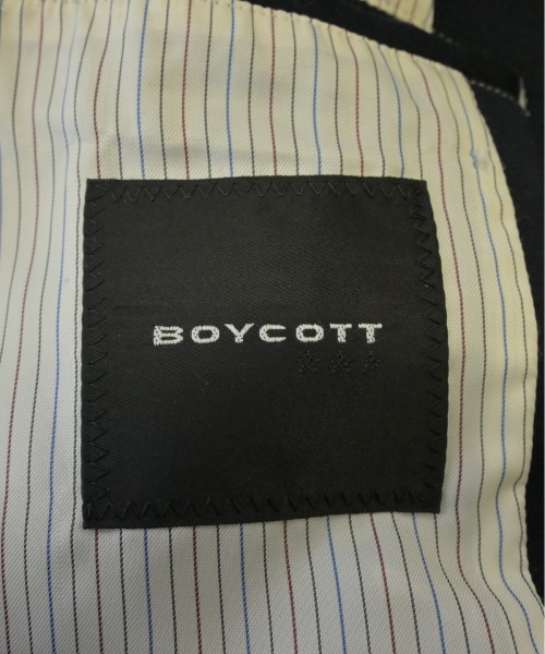 BOYCOTT（ボイコット）カジュアルジャケット 紺 サイズ:2(M位) メンズ/2200536343017