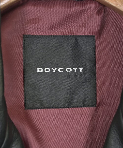 BOYCOTT（ボイコット）ライダース 黒 サイズ:3(L位) メンズ/2200684462028