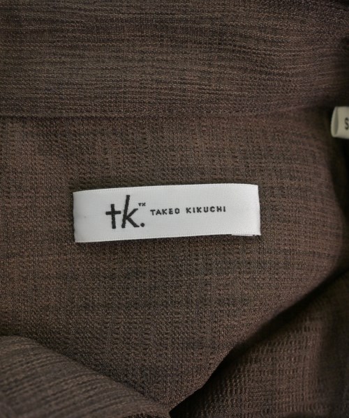 TAKEO KIKUCHI（タケオ　キクチ）カジュアルシャツ 茶 サイズ:S メンズ/2200619262112