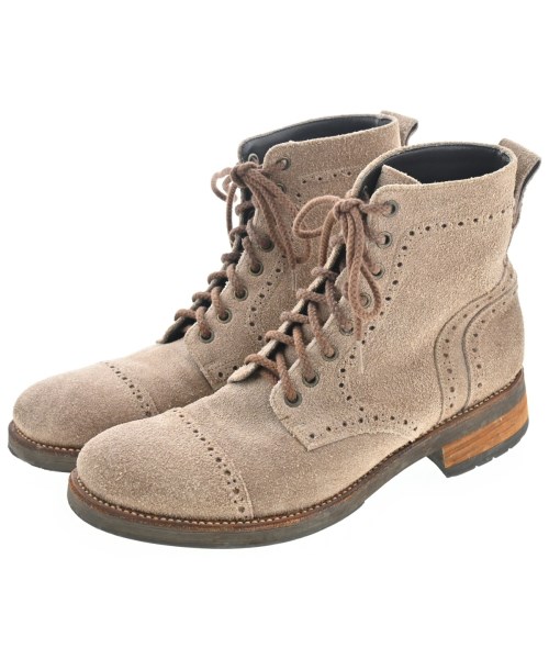 TAKEO KIKUCHI(タケオ　キクチ)ブーツ ベージュ サイズ:65(26.5cm位)/2200631809081