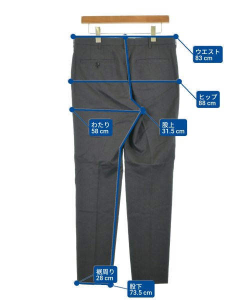 TAKEO KIKUCHI（タケオ　キクチ）スラックス グレー サイズ:3(L位) メンズ/2200547452050