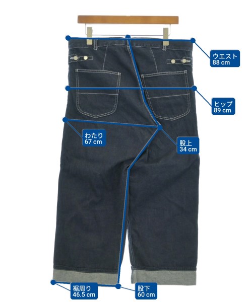 TAKEO KIKUCHI（タケオ　キクチ）デニムパンツ 紺 サイズ:4(XL位) メンズ/2200622546070