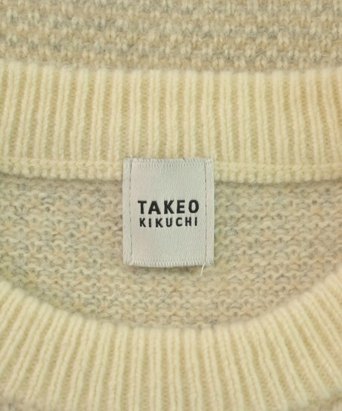 TAKEO KIKUCHI（タケオ　キクチ）ニット・セーター ベージュ サイズ:2(M位) メンズ/2200615224053