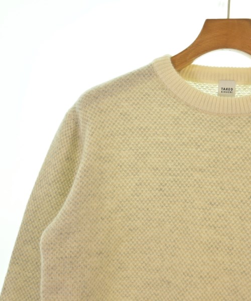 TAKEO KIKUCHI（タケオ　キクチ）ニット・セーター ベージュ サイズ:2(M位) メンズ/2200615224053