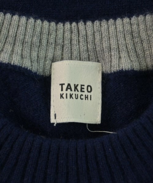 TAKEO KIKUCHI（タケオ　キクチ）ニット・セーター 紺 サイズ:2(M位) メンズ/2200615224206