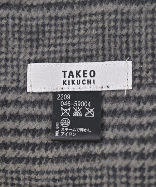 TAKEO KIKUCHI（タケオ　キクチ）マフラー グレー サイズ:- メンズ/2200611712660
