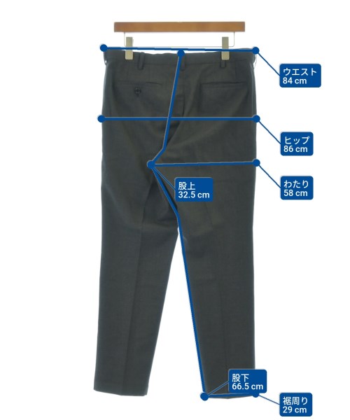 TAKEO KIKUCHI（タケオ　キクチ）スラックス グレー サイズ:3(L位) メンズ/2200606611053