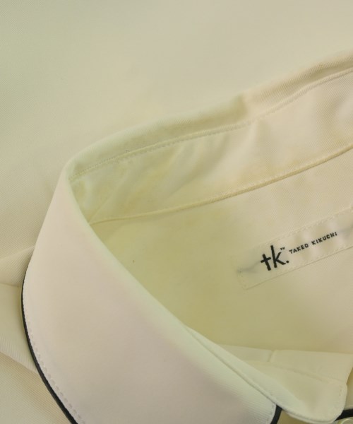 TAKEO KIKUCHI（タケオ　キクチ）カジュアルシャツ 白 サイズ:L メンズ/2200618720071