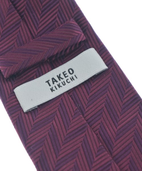 TAKEO KIKUCHI（タケオ　キクチ）ネクタイ 赤 サイズ:- メンズ/2200618617050