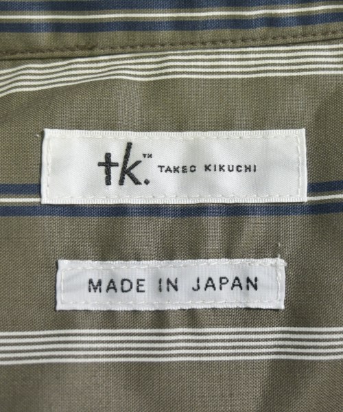 TAKEO KIKUCHI（タケオ　キクチ）カジュアルシャツ カーキ サイズ:M メンズ/2200672901102