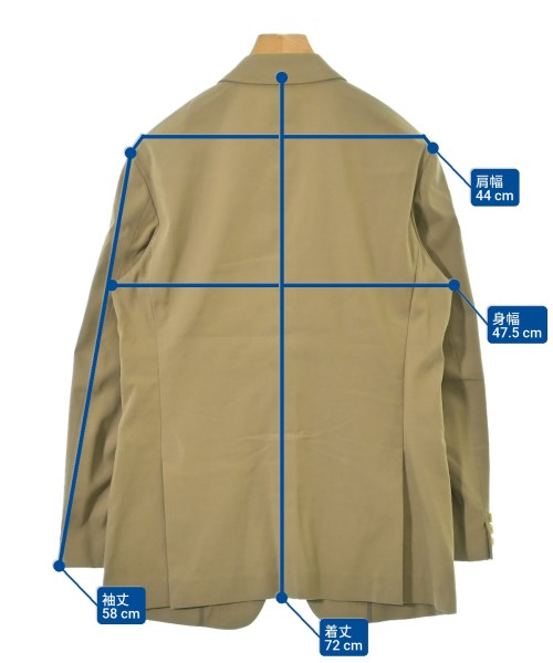 TAKEO KIKUCHI（タケオ　キクチ）テーラードジャケット ベージュ サイズ:2(M位) メンズ/2200669879025