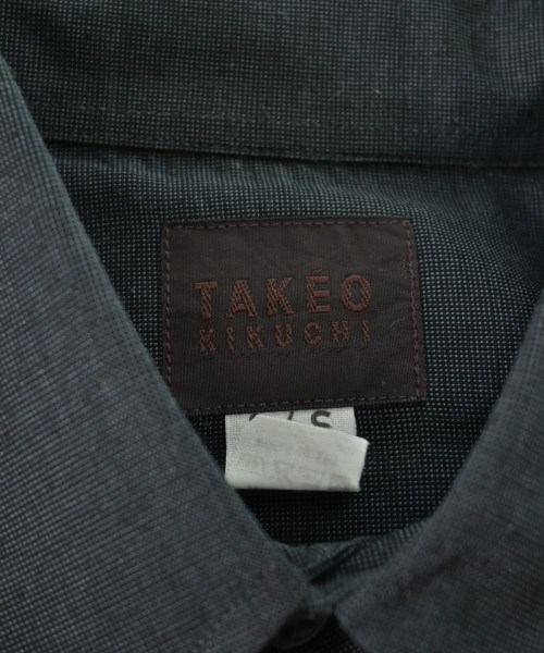 TAKEO KIKUCHI（タケオ　キクチ）カジュアルシャツ グレー サイズ:1(S位) メンズ/2200671333751