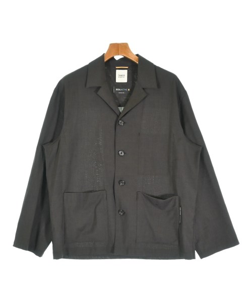 TAKEO KIKUCHI(タケオ　キクチ)カジュアルジャケット 茶 サイズ:2(M位)/2200675380034