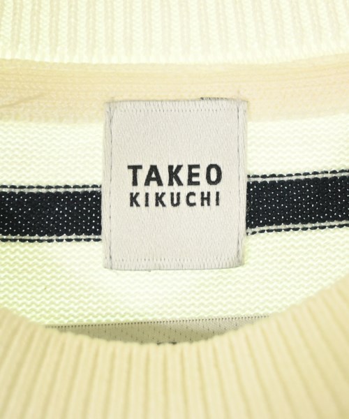 TAKEO KIKUCHI（タケオ　キクチ）ニット・セーター 白 サイズ:2(M位) メンズ/2200693044123