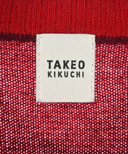 TAKEO KIKUCHI（タケオ　キクチ）ニット・セーター 赤 サイズ:2(M位) メンズ/2200693044147