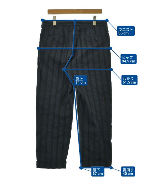 TAKEO KIKUCHI（タケオ　キクチ）スラックス 紺 サイズ:3(L位) メンズ/2200656346042