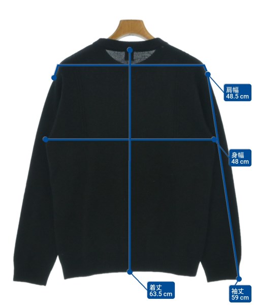 TAKEO KIKUCHI（タケオ　キクチ）ニット・セーター 黒 サイズ:3(L位) メンズ/2200653566047