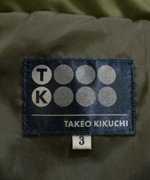 TAKEO KIKUCHI（タケオ　キクチ）ダウンジャケット/ダウンベスト カーキ サイズ:3(L位) メンズ/2200662058014