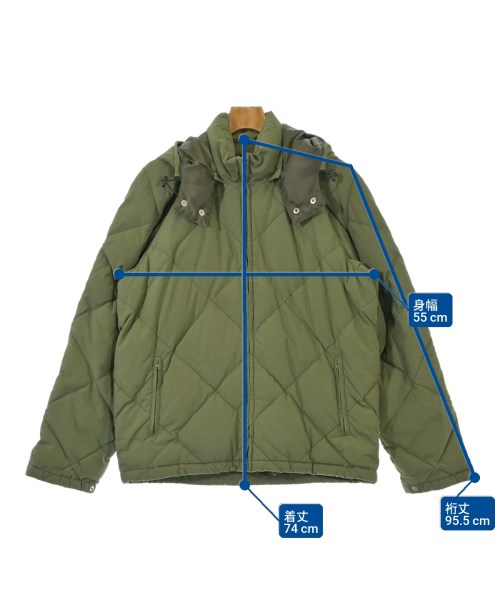 TAKEO KIKUCHI（タケオ　キクチ）ダウンジャケット/ダウンベスト カーキ サイズ:3(L位) メンズ/2200662058014
