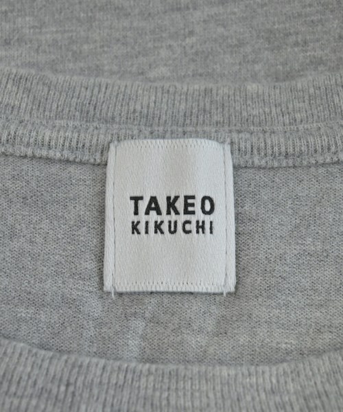 TAKEO KIKUCHI（タケオ　キクチ）Tシャツ・カットソー グレー サイズ:3(L位) メンズ/2200708891032