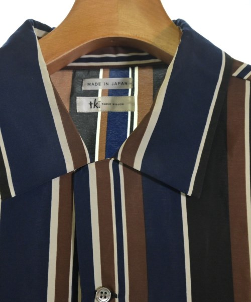 TAKEO KIKUCHI（タケオ　キクチ）カジュアルシャツ 紺 サイズ:L メンズ/2200629754188