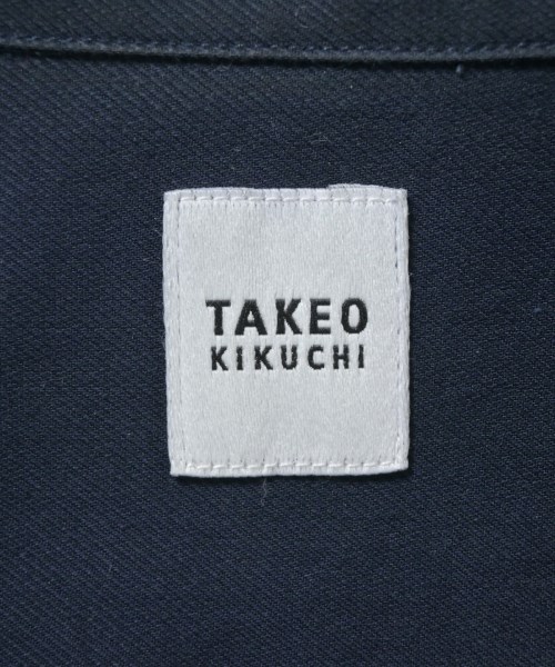 TAKEO KIKUCHI（タケオ　キクチ）カジュアルシャツ 紺 サイズ:2(M位) メンズ/2200630703106