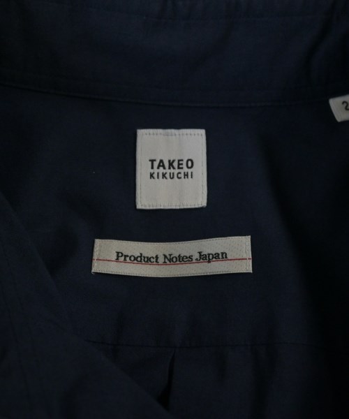 TAKEO KIKUCHI（タケオ　キクチ）カジュアルシャツ 紺 サイズ:2(M位) メンズ/2200630703113
