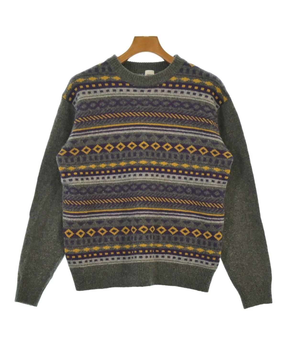 TAKEO KIKUCHI（タケオ キクチ）ニット・セーター グレー サイズ:3(L位