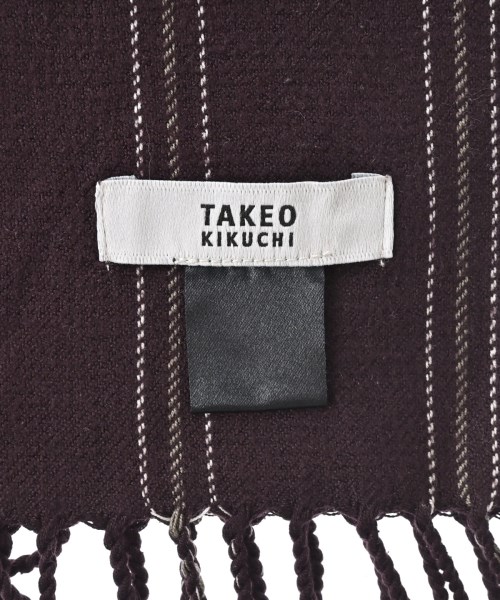 TAKEO KIKUCHI（タケオ　キクチ）マフラー 紫 サイズ:- メンズ/2200647524114