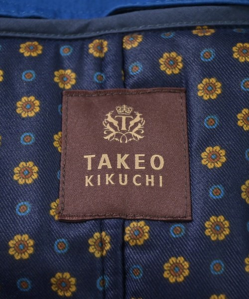 TAKEO KIKUCHI（タケオ　キクチ）ステンカラーコート 青 サイズ:2(M位) メンズ/2200649897025