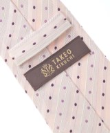 TAKEO KIKUCHI（タケオ　キクチ）ネクタイ ピンク サイズ:- メンズ/2200651274043