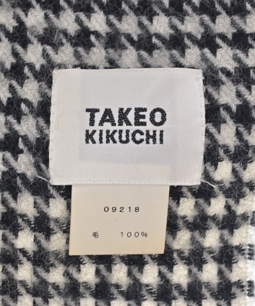 TAKEO KIKUCHI（タケオ　キクチ）マフラー 黒 サイズ:- メンズ/2200705429061