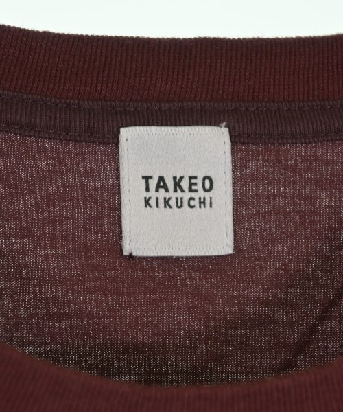 TAKEO KIKUCHI（タケオ　キクチ）Tシャツ・カットソー 赤 サイズ:3(L位) メンズ/2200707050034
