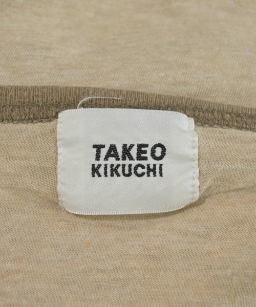 TAKEO KIKUCHI（タケオ　キクチ）Tシャツ・カットソー ベージュ サイズ:2(M位) メンズ/2200707871097