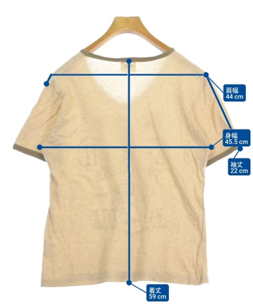 TAKEO KIKUCHI（タケオ　キクチ）Tシャツ・カットソー ベージュ サイズ:2(M位) メンズ/2200707871097