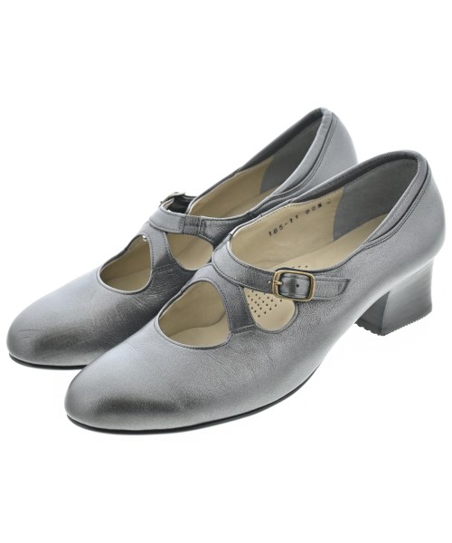 TAKEO KIKUCHI(タケオ　キクチ)パンプス グレー サイズ:22.5cm/2200666687029